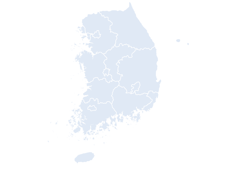 남한 지도